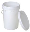 20 Litre Pail with lid and handle EPI Plastics Durapail