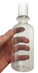 250ml clear antique bottle